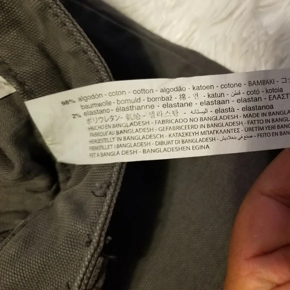 NWT MENS ZARA STEEL GRAY DENIM SHORTS SIZE 44 - Picture 7 of 8